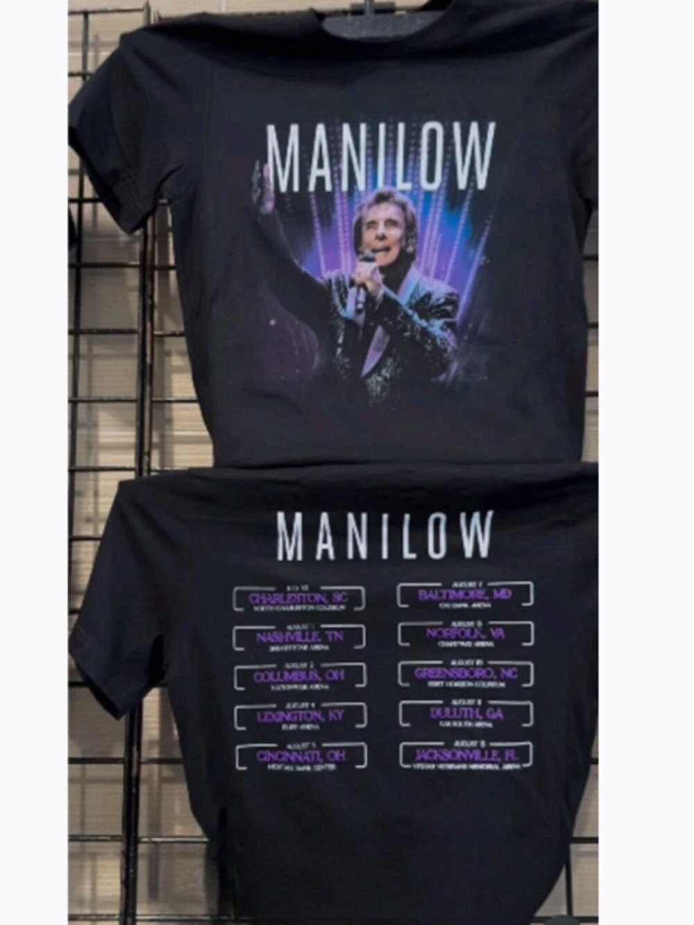 Barry Manilow Tour Graphic T-Shirt